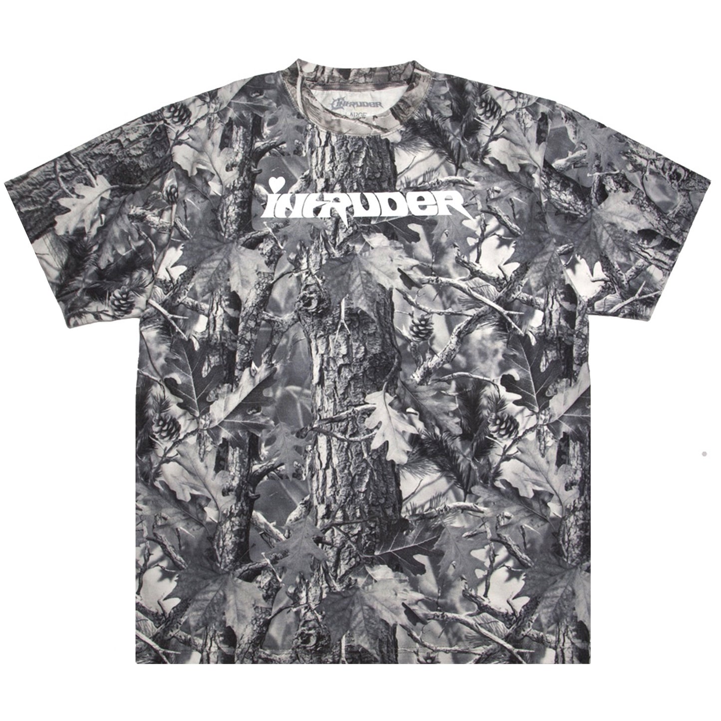 VINTAGE GREY WOOD CAMO T-SHIRT