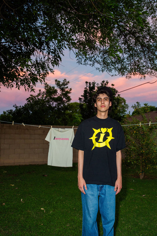 Yellow Intruder Logo Tee