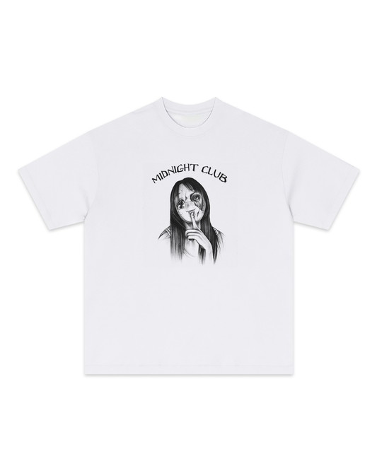 Midnight Club Mask T-Shirt (White)