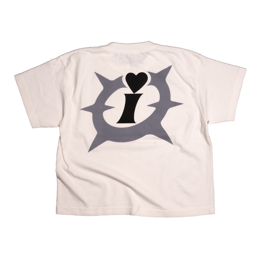 CROPPED LEGACY T-SHIRT (OFF WHITE)