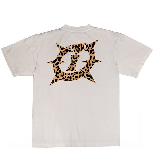 LEOPARD T-SHIRT (WHITE)